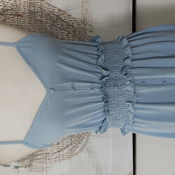 New Pretty Blue Maxi Dress Size S - Picture 4 of 8